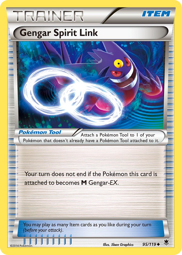 Gengar Spirit Link - 95/119 - Phantom Forces - Card Cavern