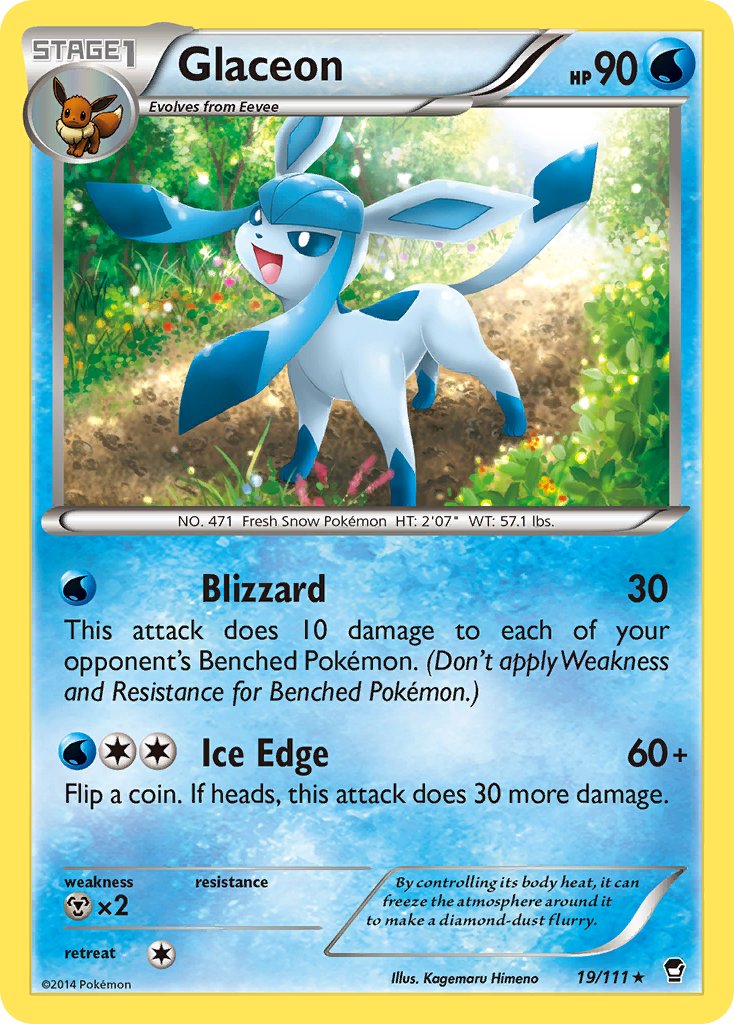 Glaceon - 19/111 - Furious Fists - Card Cavern