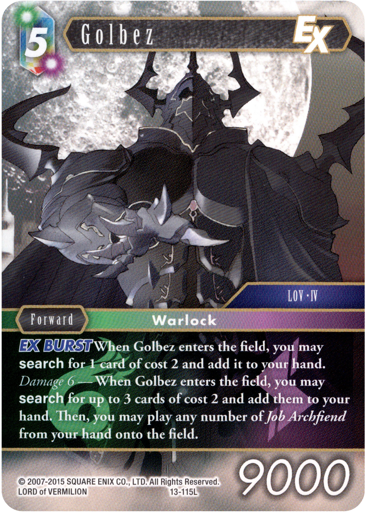 Golbez - 13-115L - Opus XIII - Card Cavern