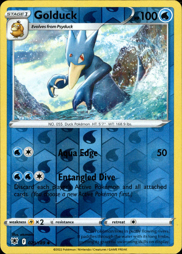 Golduck - 029/189 - Astral Radiance - Reverse Holo - Card Cavern