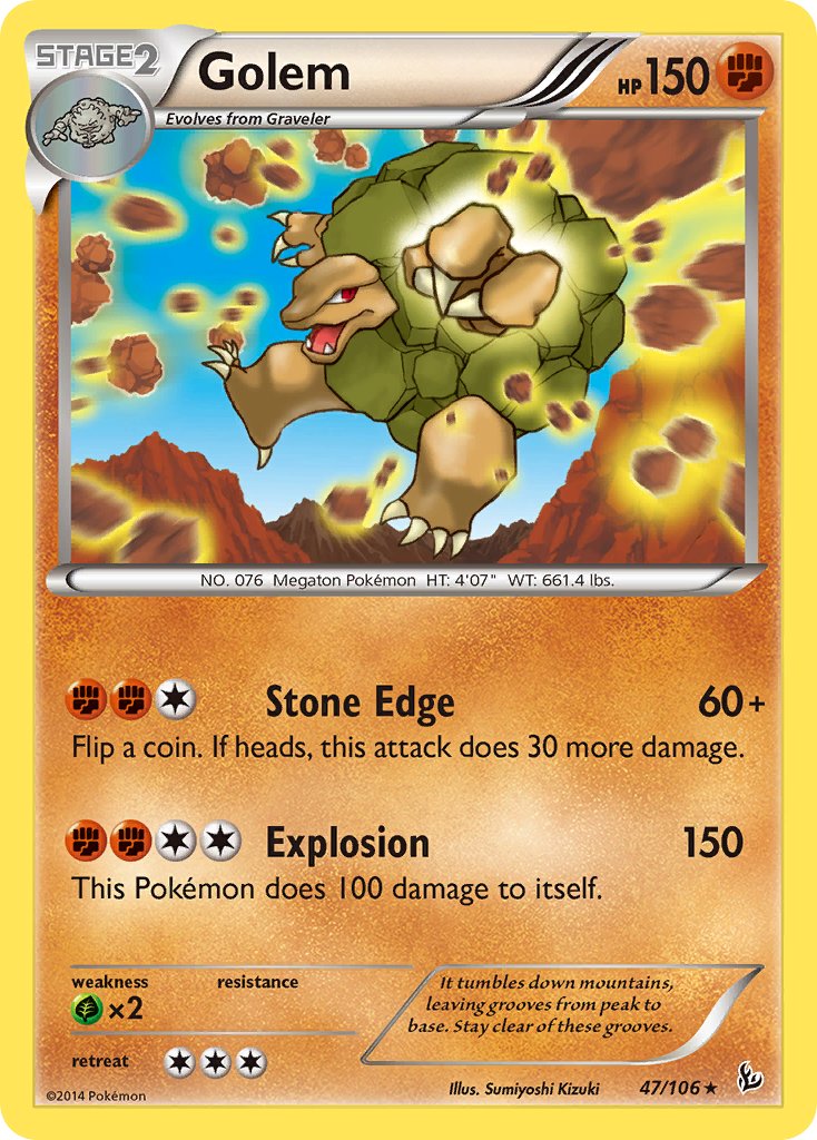 Golem - 47/106 - Flashfire - Card Cavern
