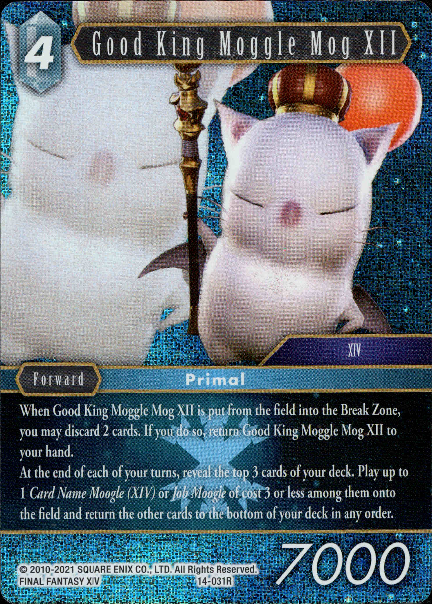 Good King Moggle Mog XII - 14-031R - Opus XIV - Foil - Card Cavern