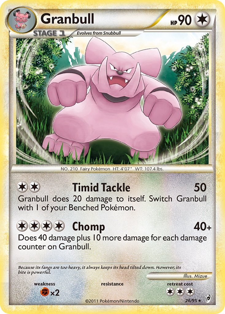 Granbull - 26/95 - Call of Legends - Card Cavern