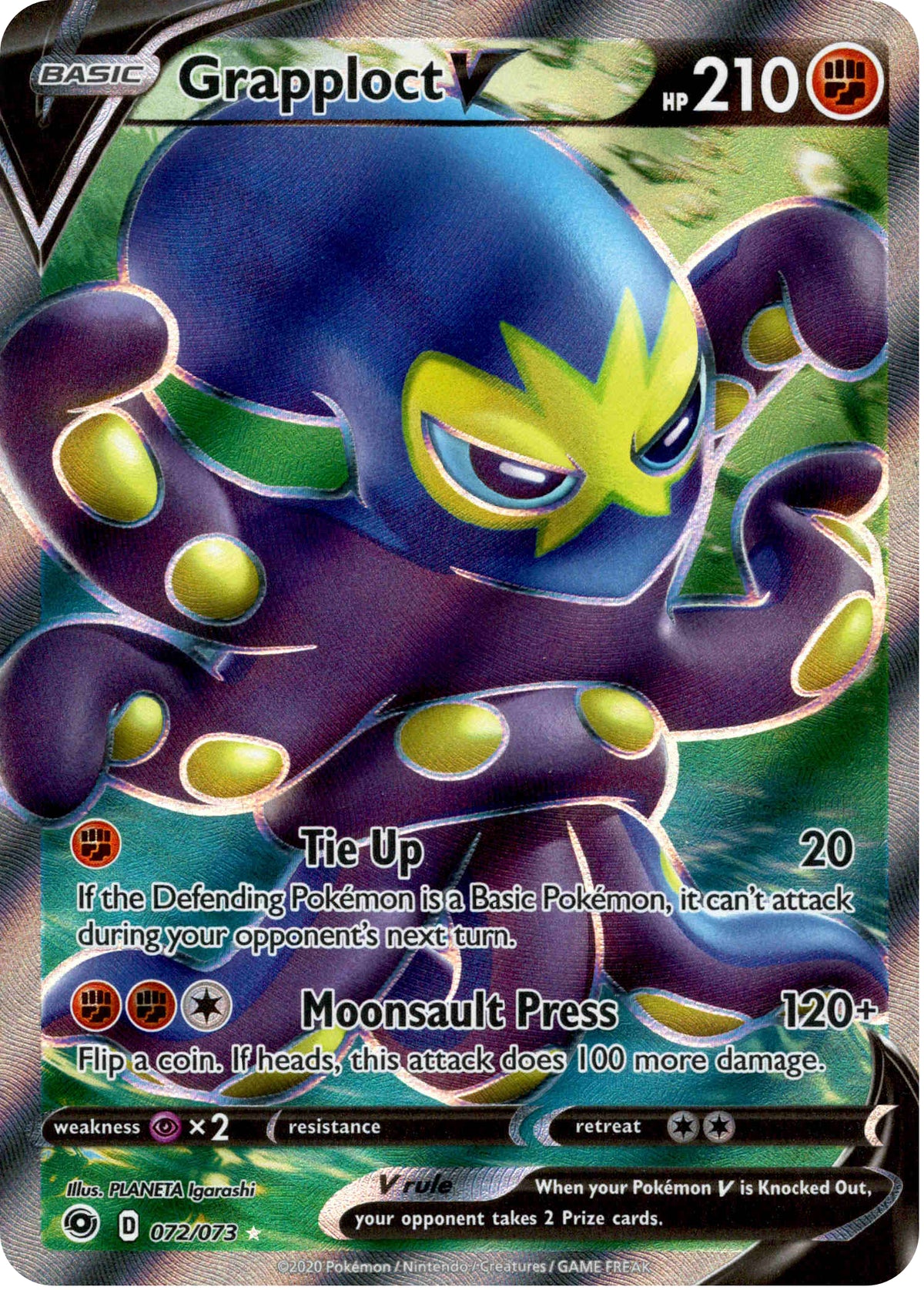 Grapploct V Full Art - 72/73 - Champion's Path - Card Cavern
