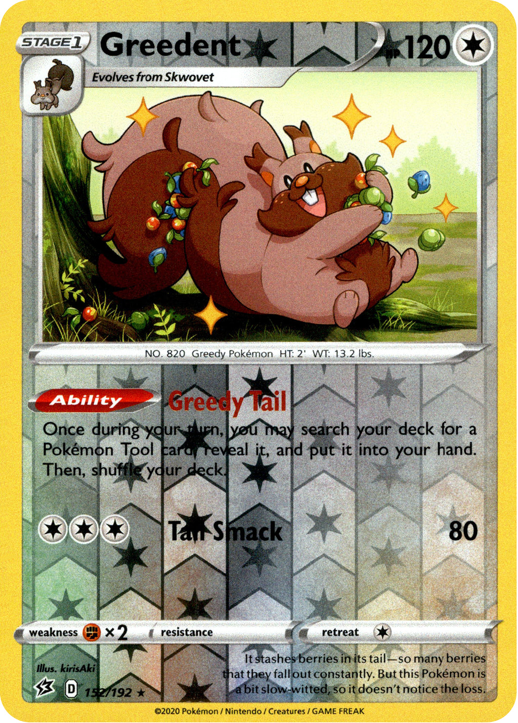 Greedent - 152/192 - Rebel Clash