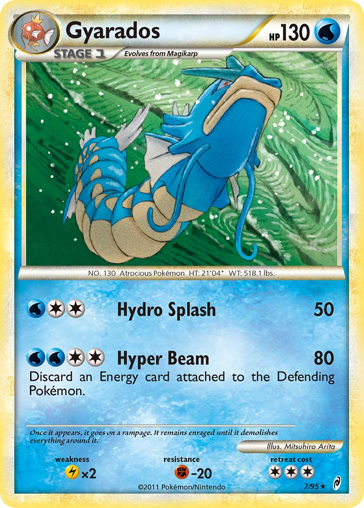 Gyarados - 7/95 - Call of Legends - Holo - Card Cavern