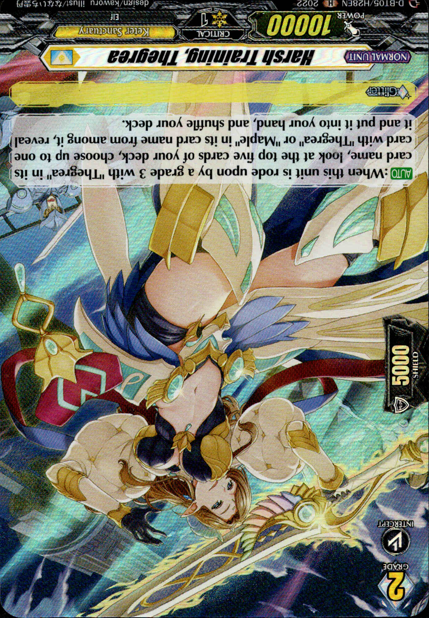 Harsh Training, Thegrea - D-BT05/H28 - Triumphant Return of the Brave Heroes - Card Cavern