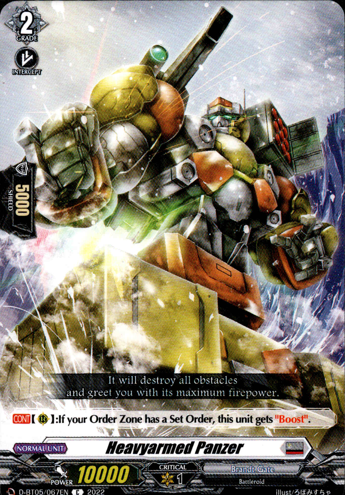 Heavyarmed Panzer - D-BT05/067 - Triumphant Return of the Brave Heroes - Card Cavern