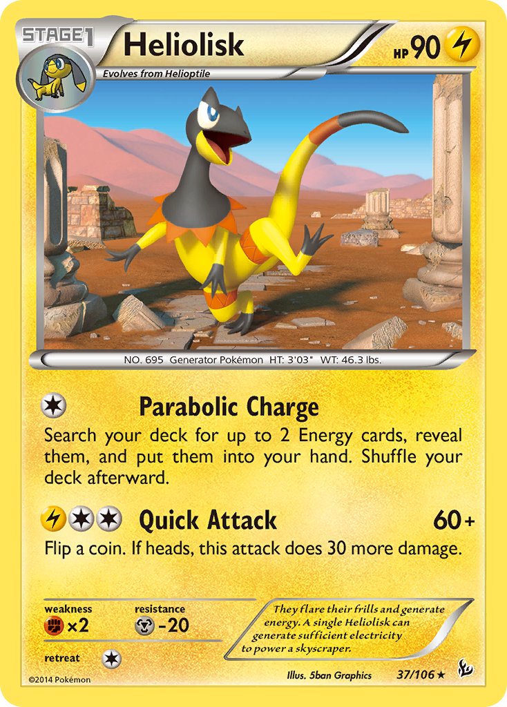 Heliolisk - 37/106 - Flashfire - Card Cavern