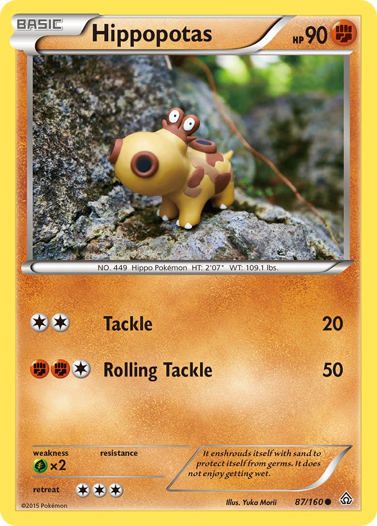 Hippopotas - 87/160 - Primal Clash - Card Cavern