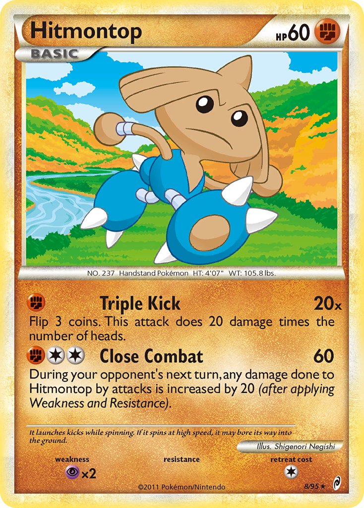 Hitmontop - 8/95 - Call of Legends - Holo - Card Cavern