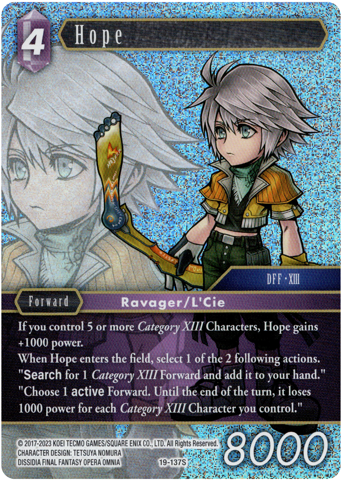 Hope - 19-137S - From Nightmares - Foil - Card Cavern