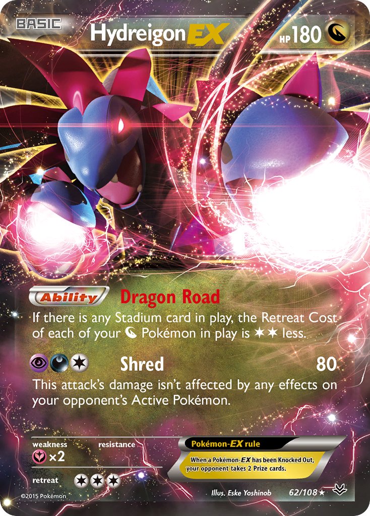hydreigon pokemon card sale Hydreigon EX - 62/108 - Roaring Skies