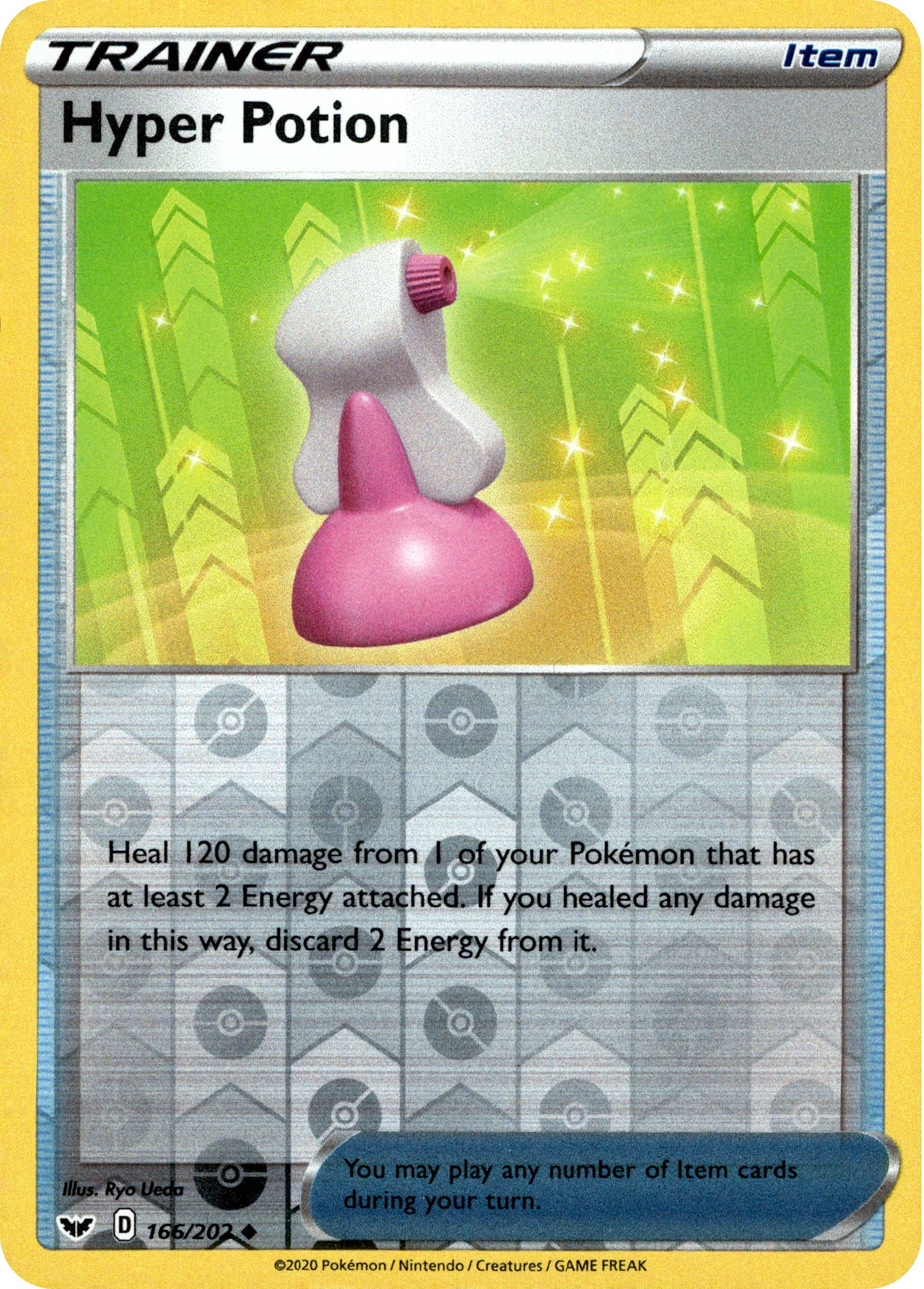 Hyper Potion - 166/202 - Sword & Shield - Reverse Holo - Card Cavern