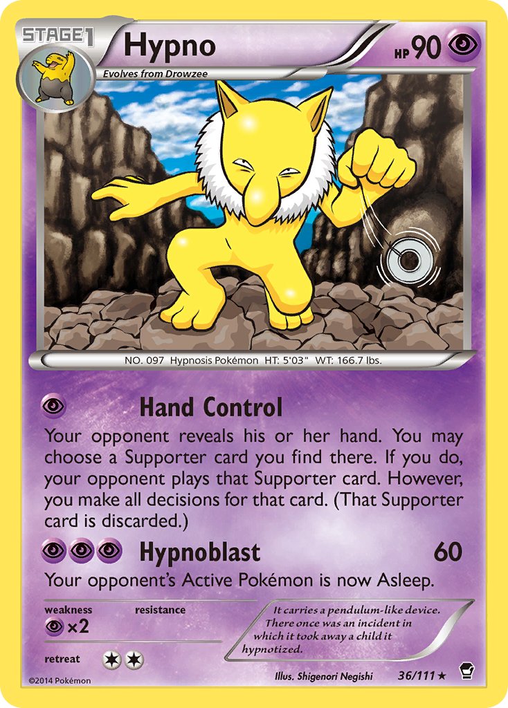 Hypno - 36/111 - Furious Fists - Card Cavern