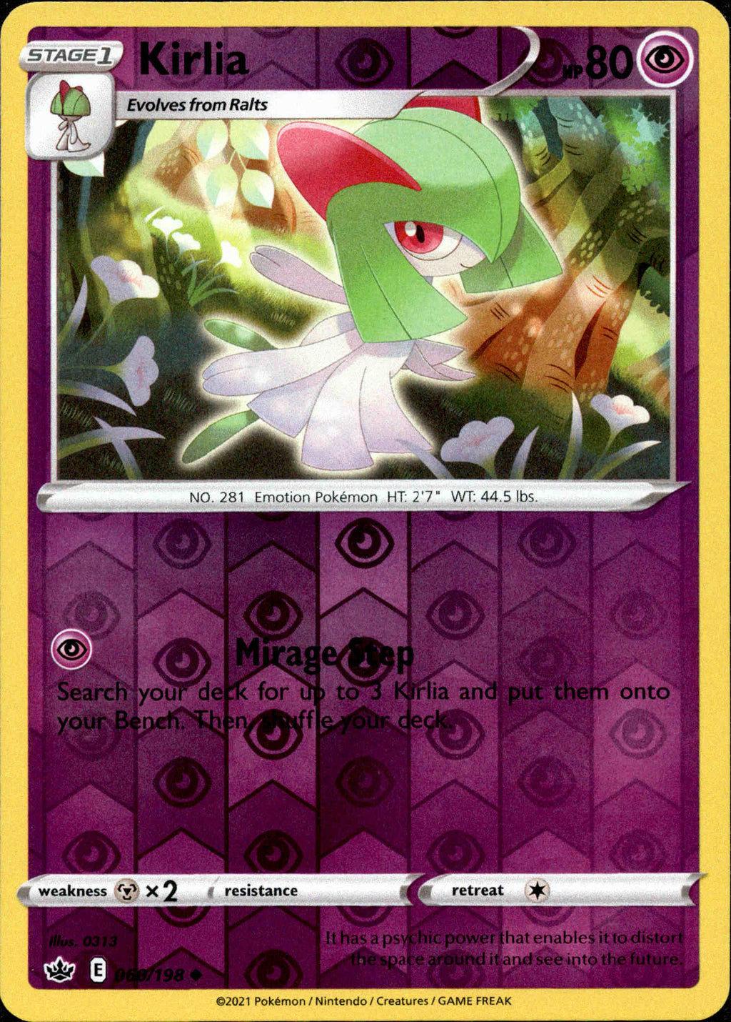 Kirlia - 060/198 - Chilling Reign
