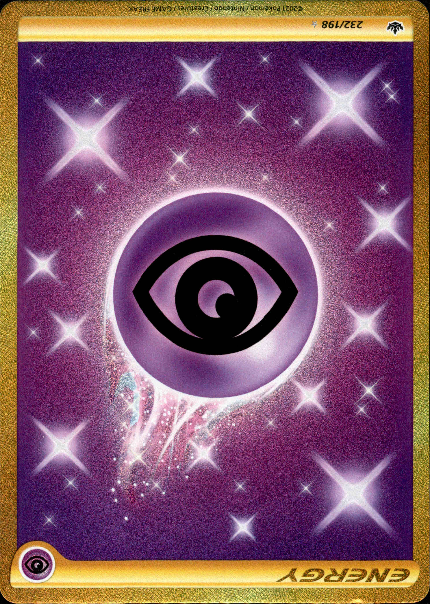 Psychic Energy Secret Rare - 232/198 - Chilling Reign - Holo - Card Cavern