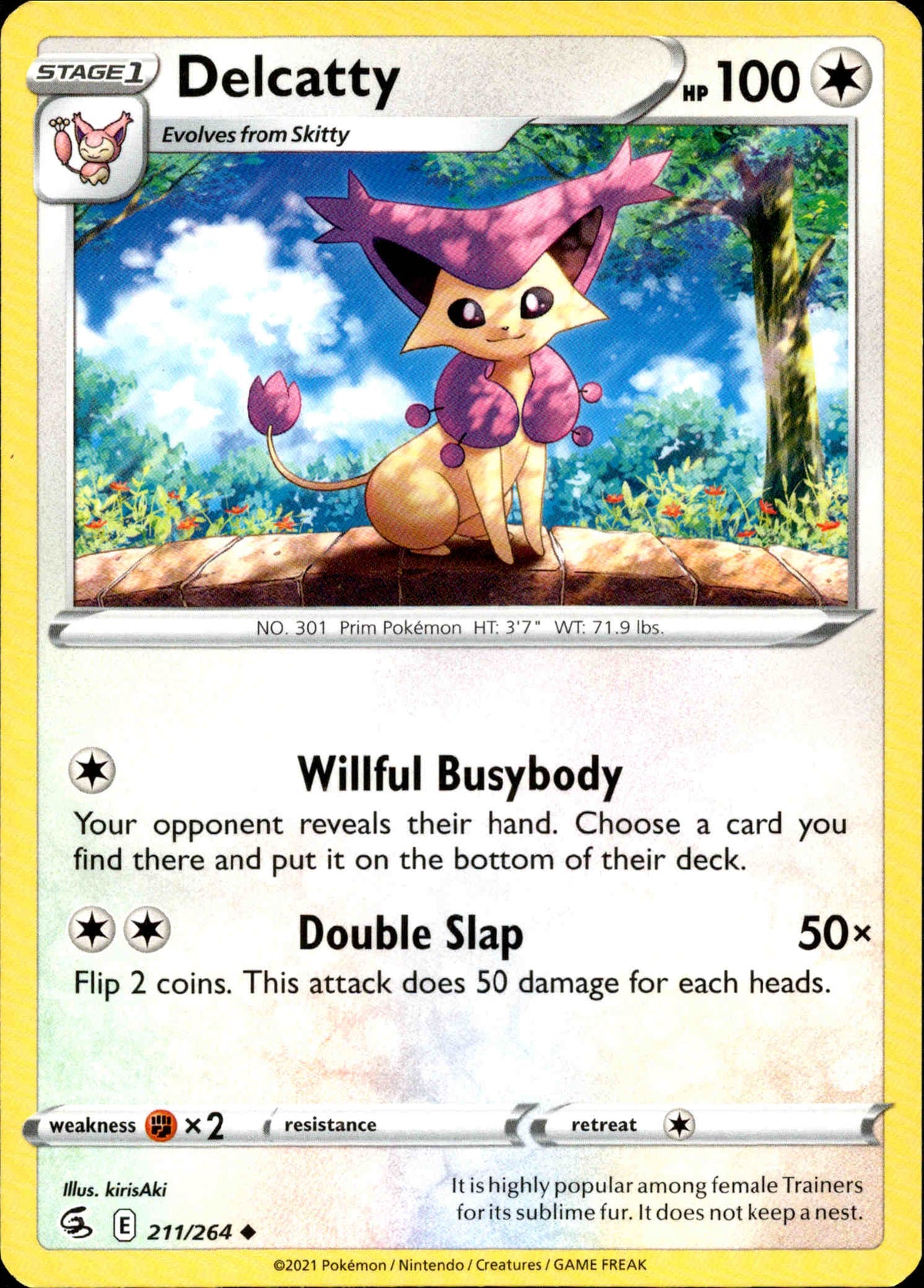Delcatty - 211/264 - Fusion Strike - Card Cavern