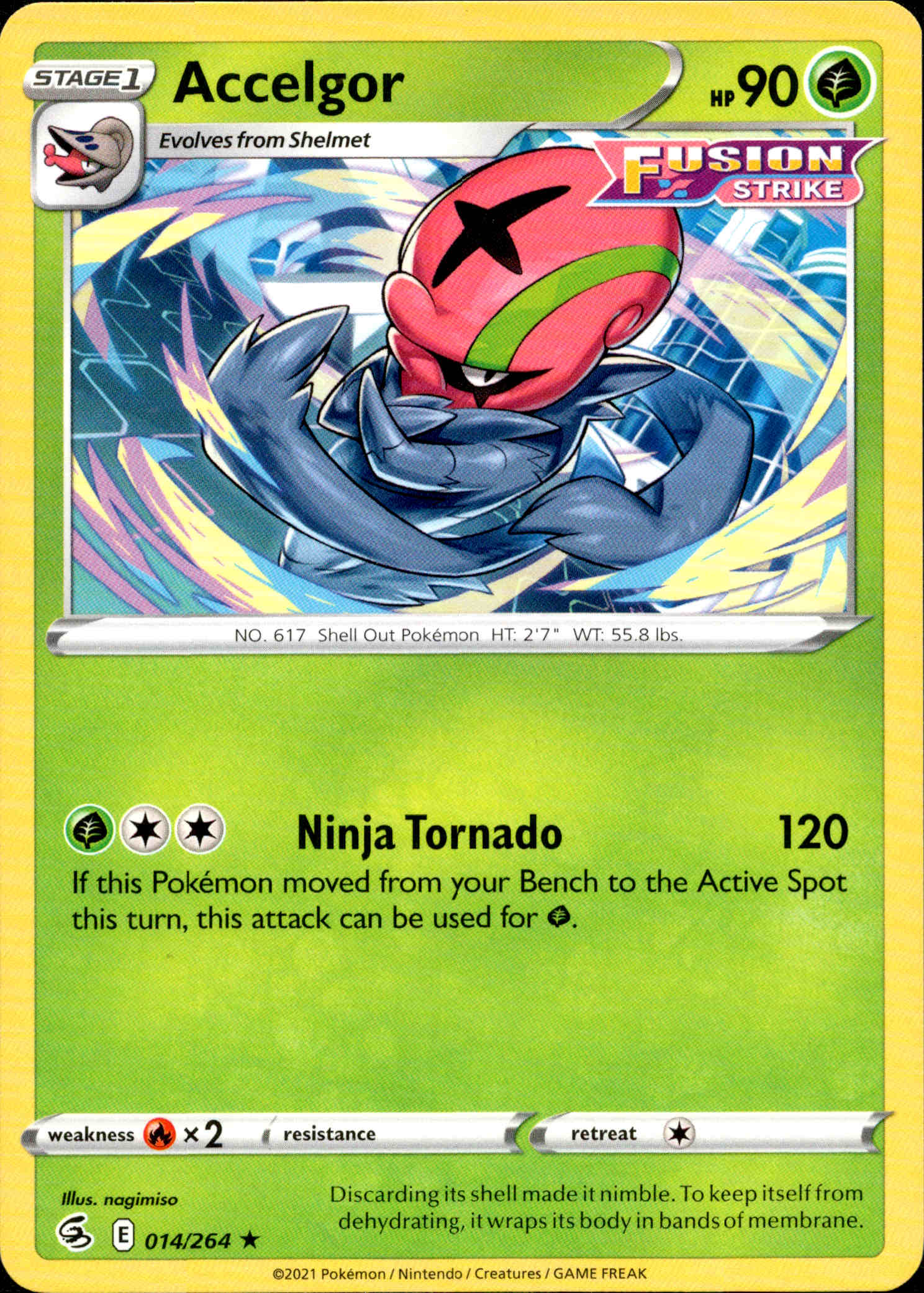 Accelgor - 014/264 - Fusion Strike - Card Cavern