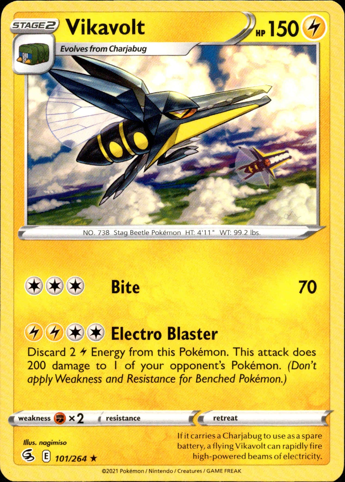 Vikavolt - 101/264 - Fusion Strike - Card Cavern