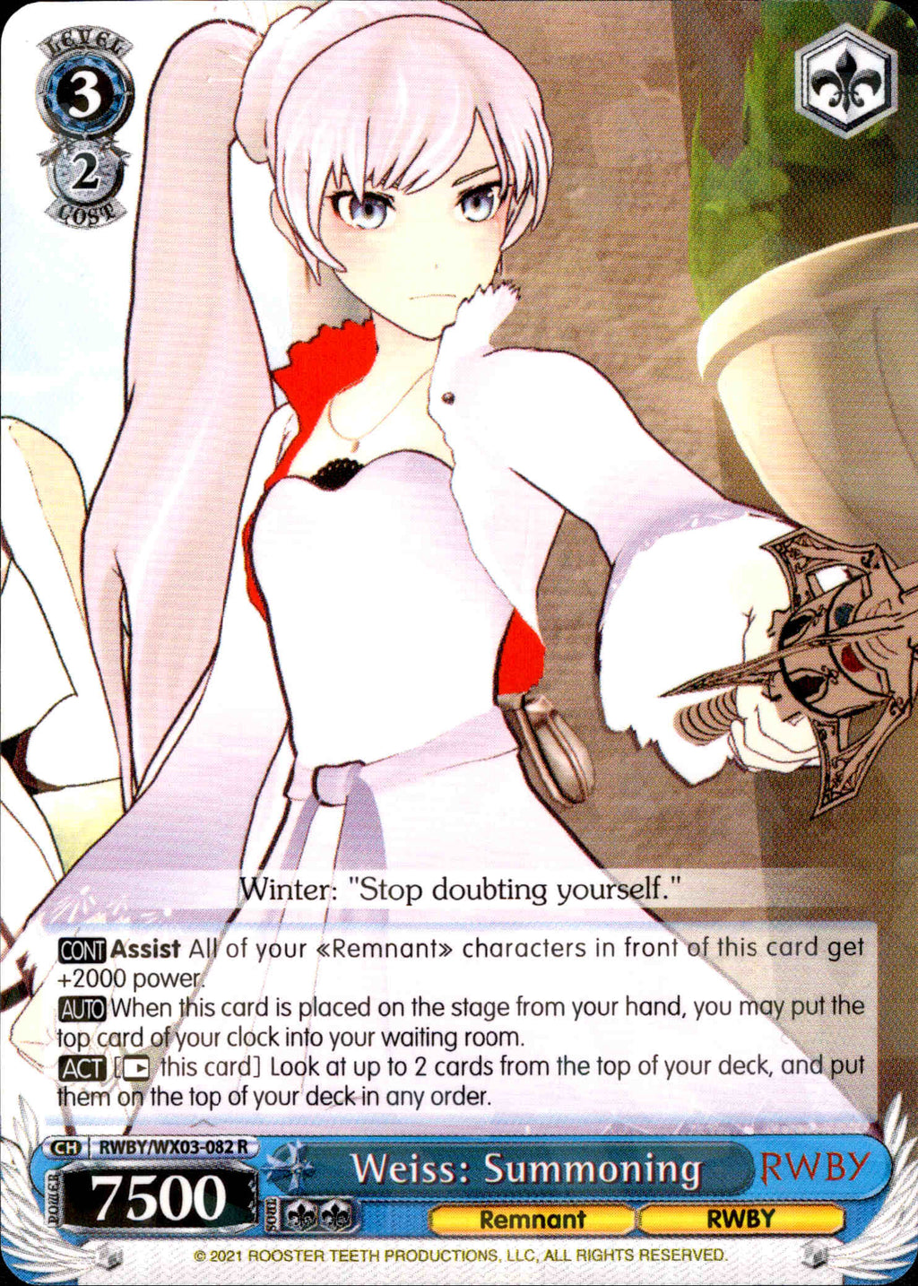 Weiss: Summoning - RWBY/WX03-082 - RWBY – Card Cavern Trading