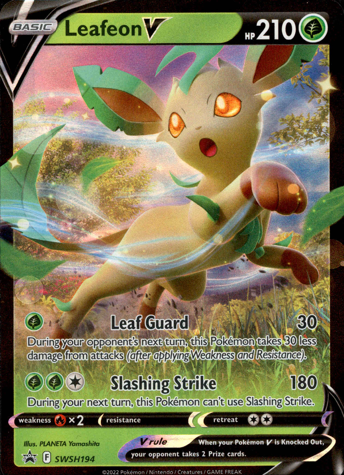 Leafon V - SWSH194 - Sword & Shield Promo - Card Cavern