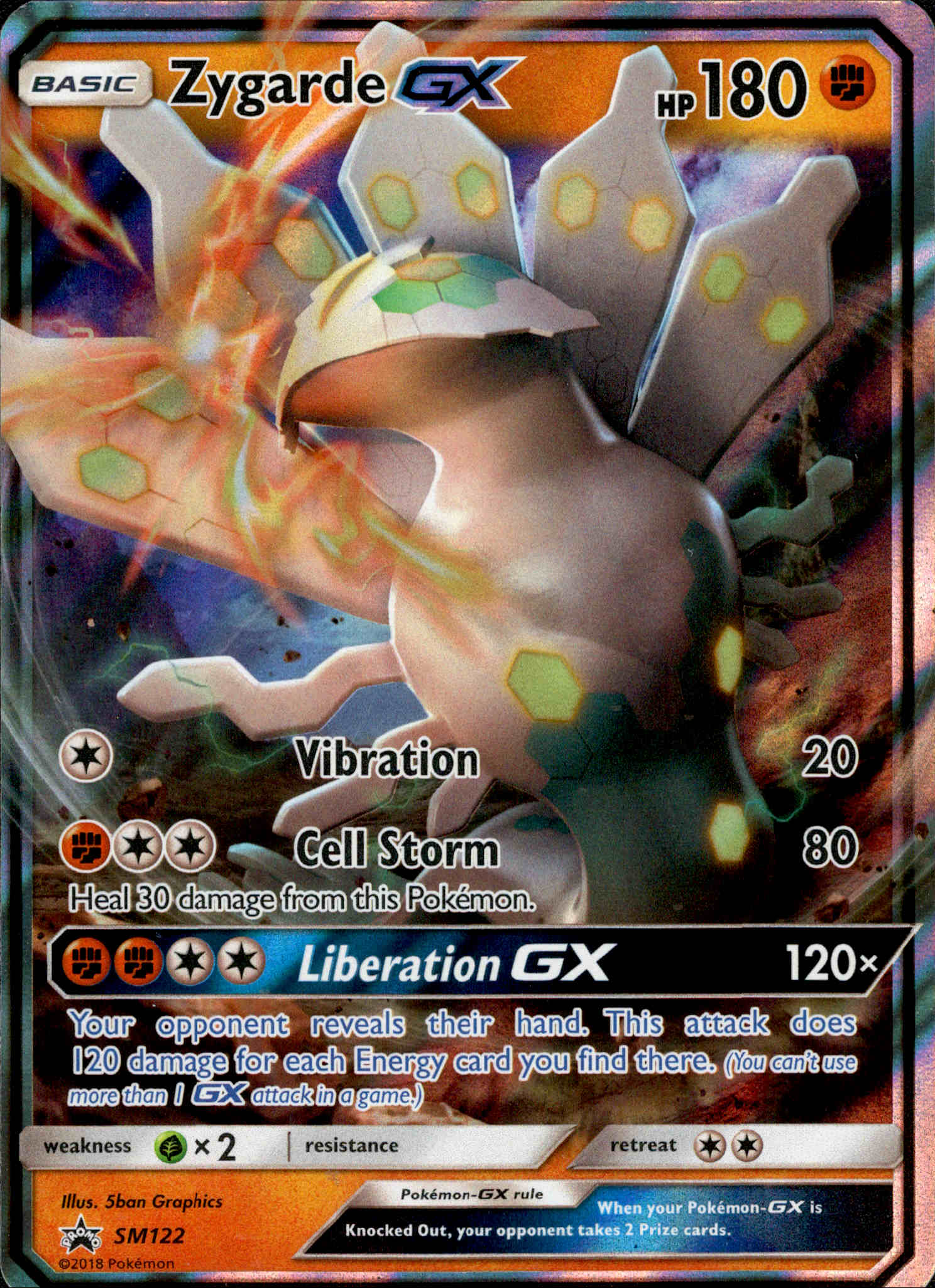 Zygarde GX - SM122 - Sun & Moon Promo - Card Cavern