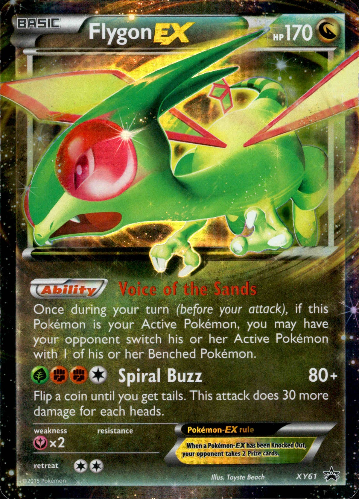 Flygon EX - XY61 - XY Promo - Card Cavern
