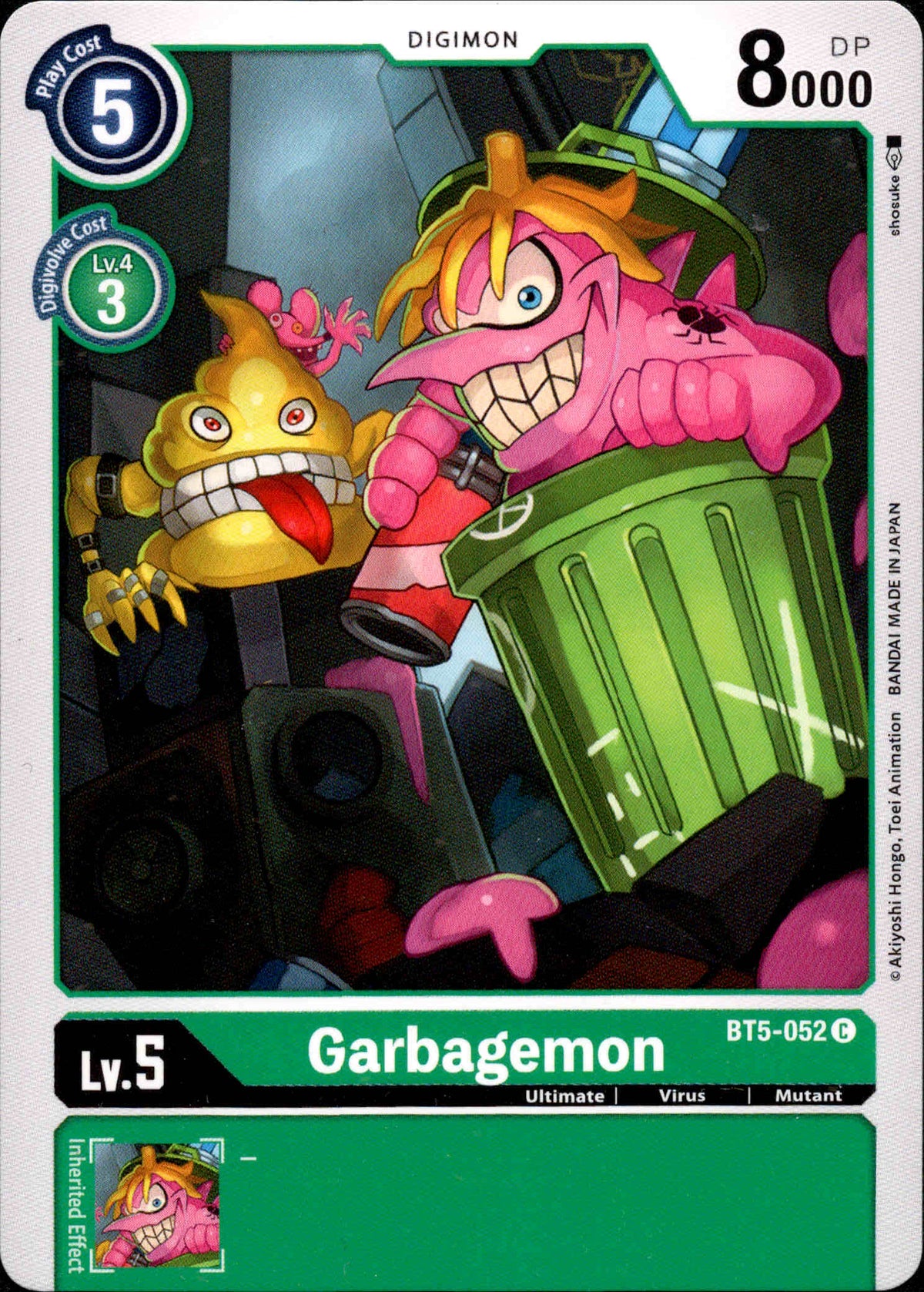 Garbagemon - BT5-052 - Battle Of Omni - Card Cavern