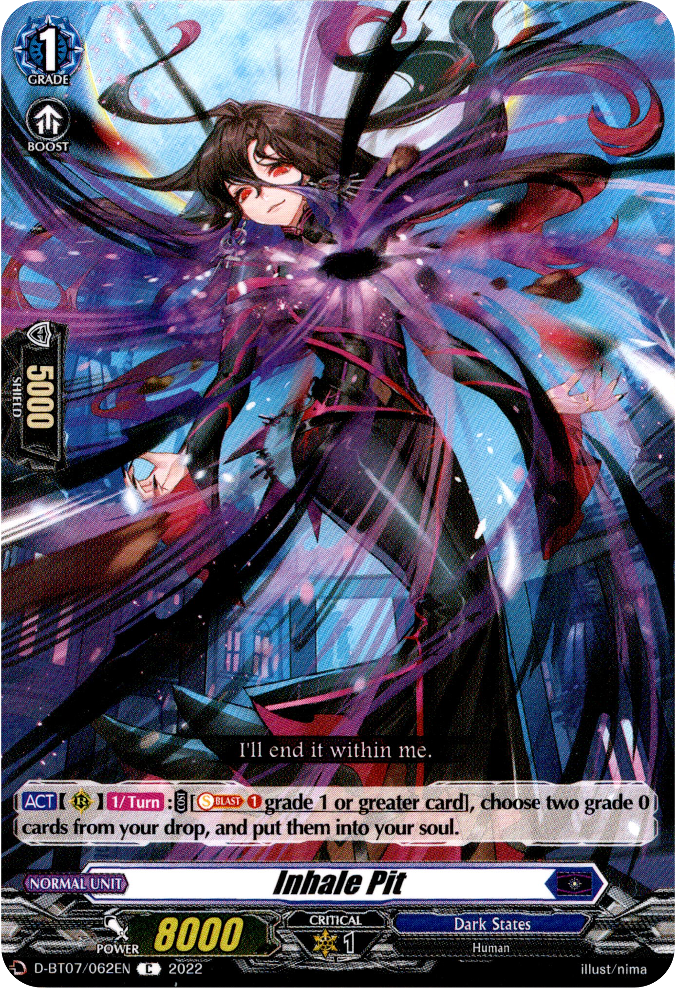 Inhale Pit - D-BT07/062EN - Raging Flames Against Emerald Storm - Card Cavern