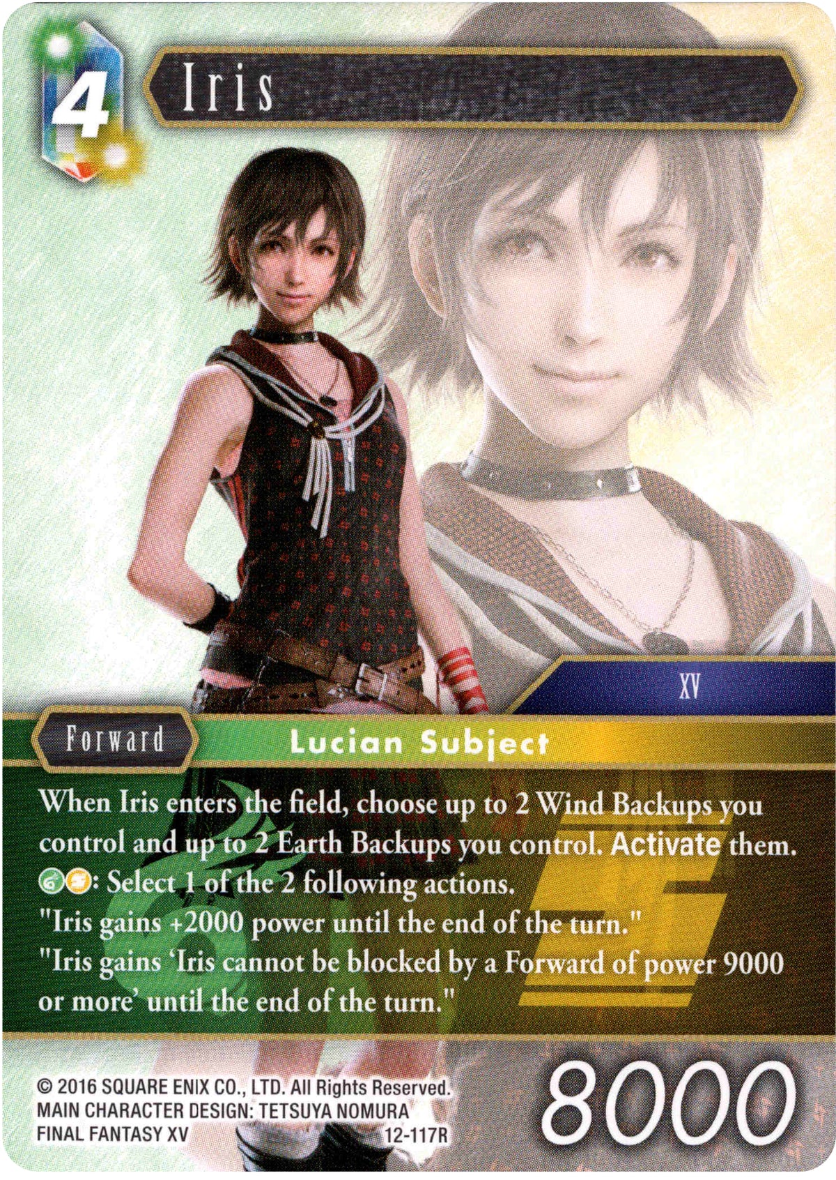 Iris - 12-117R - Opus XII - Card Cavern