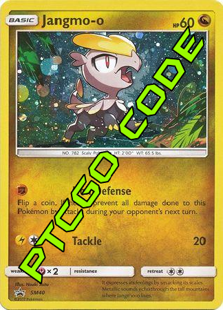 Jangmo-o SM40 PTCGO Code - Card Cavern