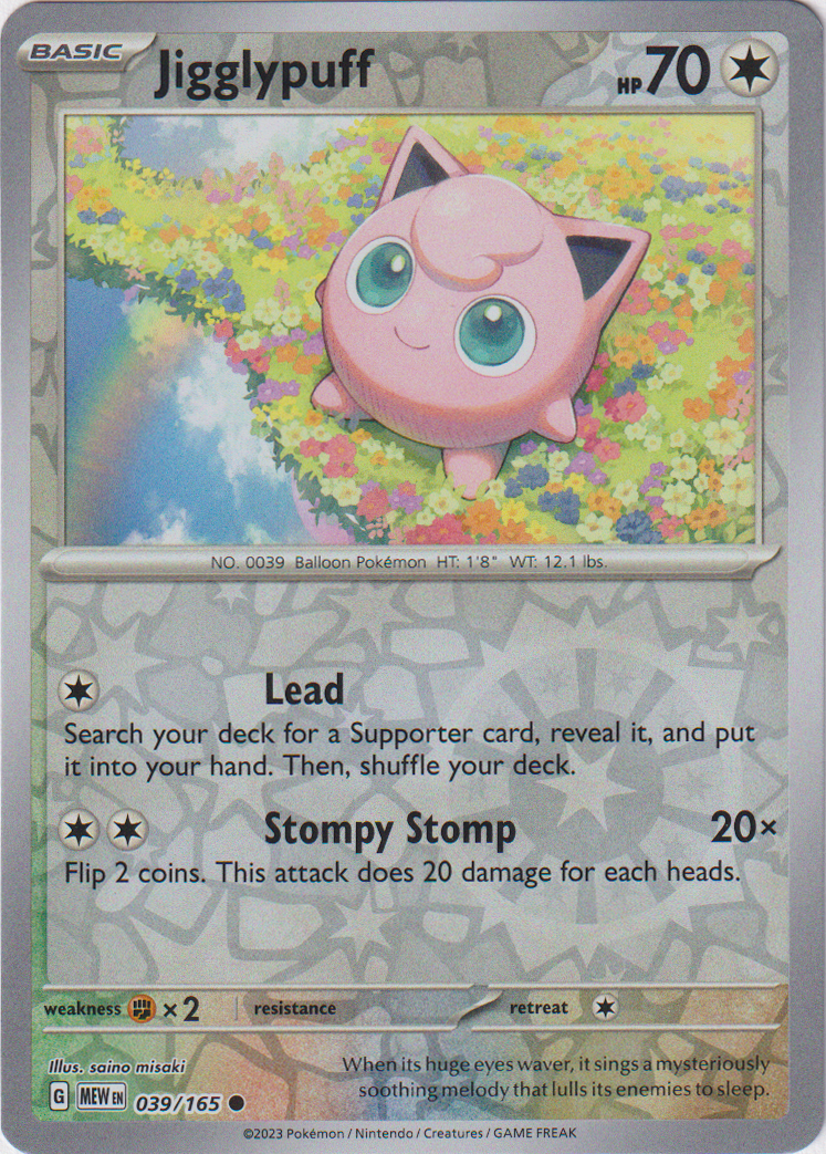 Jigglypuff - 039/165 - Scarlet & Violet 151