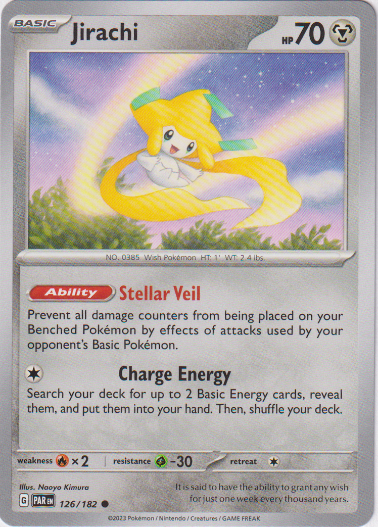 Jirachi - 126/182 - Paradox Rift – Card Cavern Trading Cards, LLC