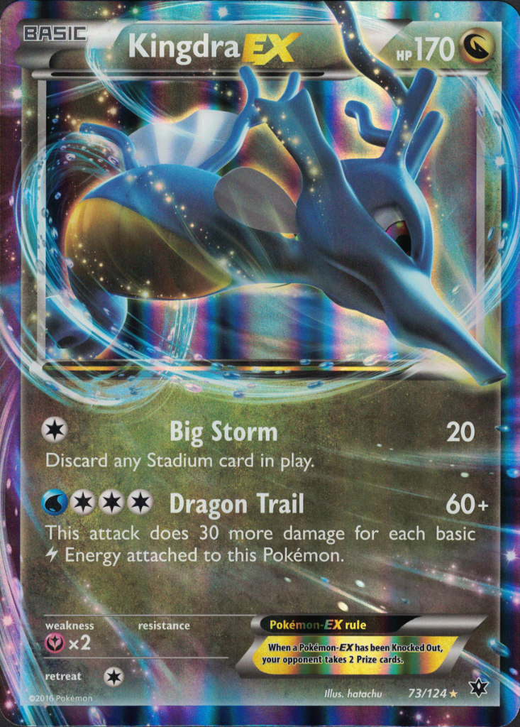 Kingdra EX - 73/124 - Jumbo Card - Card Cavern