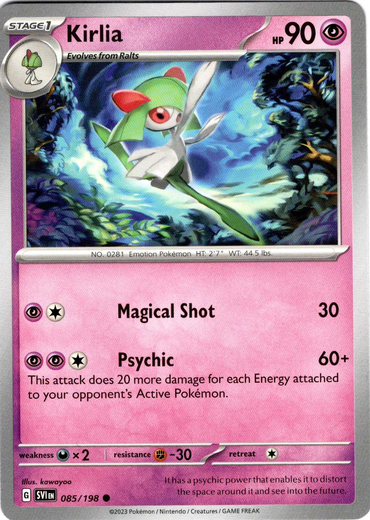 Kirlia - 085/198 - Scarlet & Violet - Card Cavern