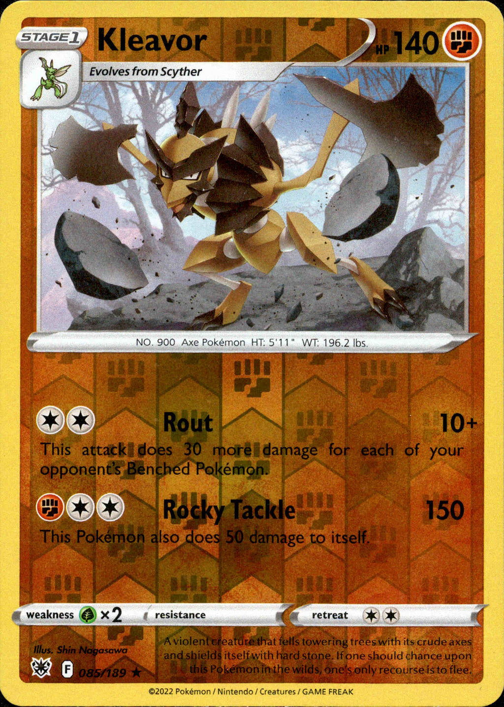Kleavor - 085/189 - Astral Radiance - Reverse Holo – Card Cavern