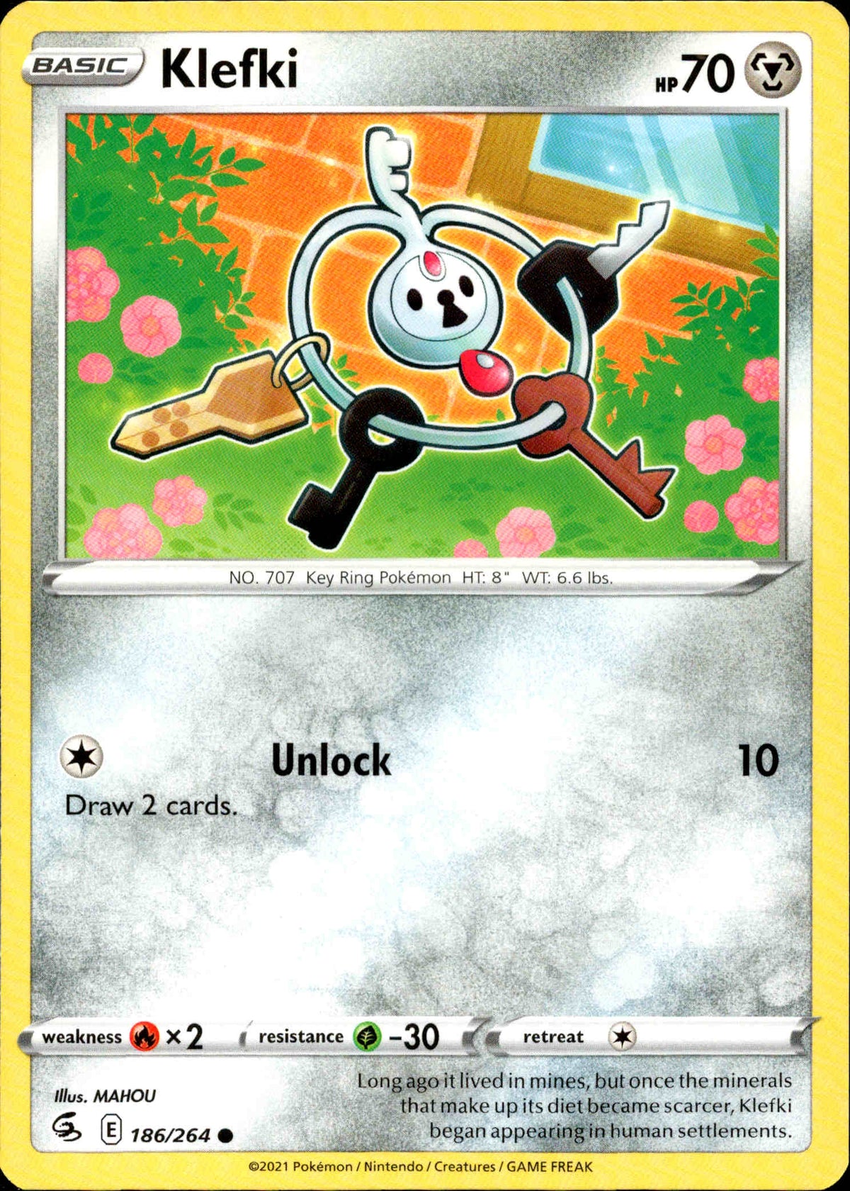 Klefki - 186/264 - Fusion Strike - Card Cavern