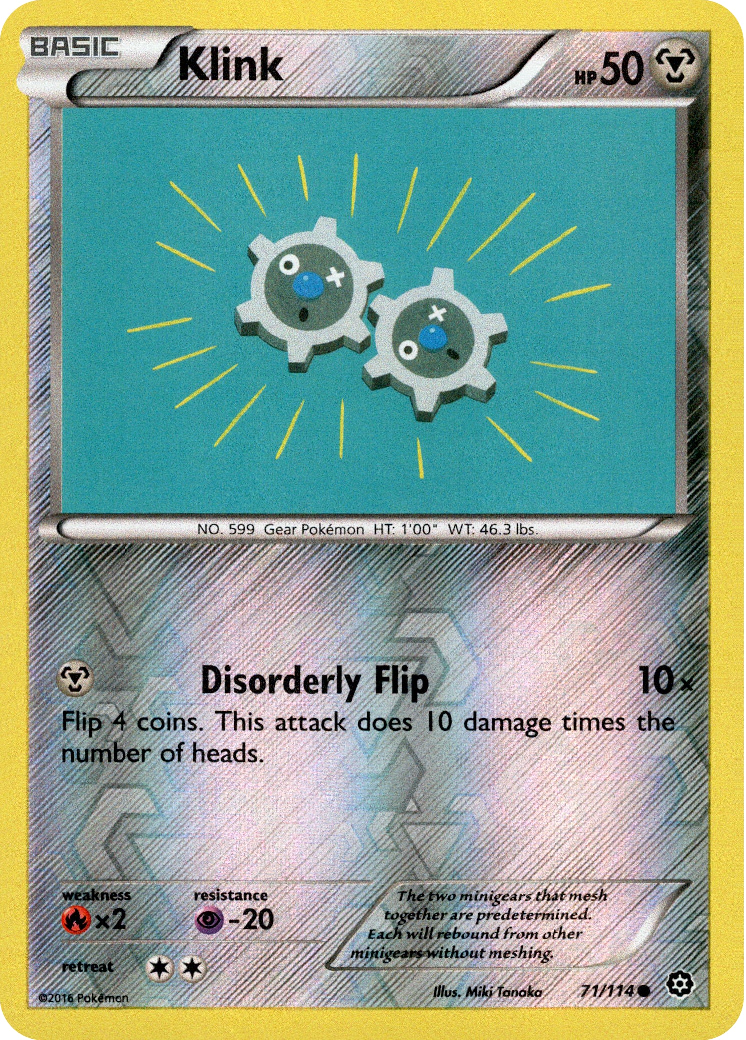 Klink - 71/114 - Steam Siege - Reverse Holo - Card Cavern