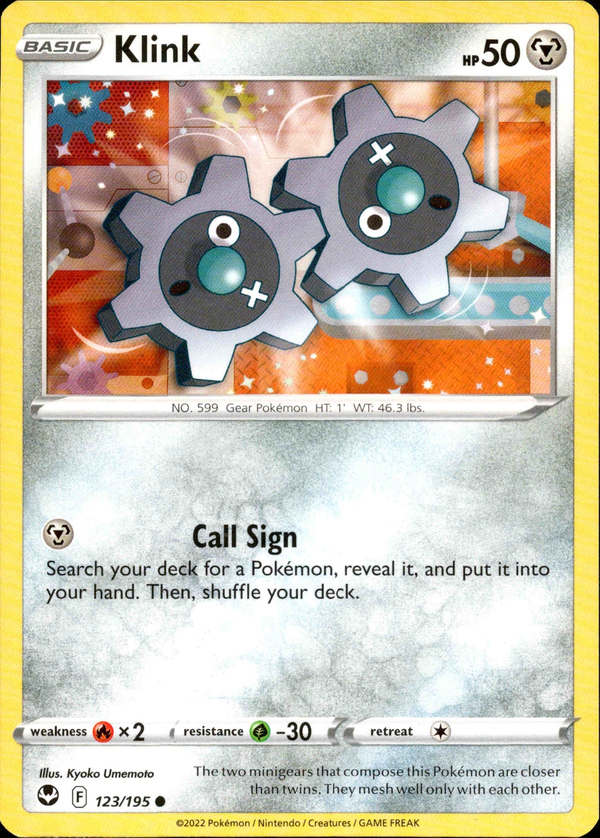 Klink - 123/195 - Silver Tempest - Card Cavern