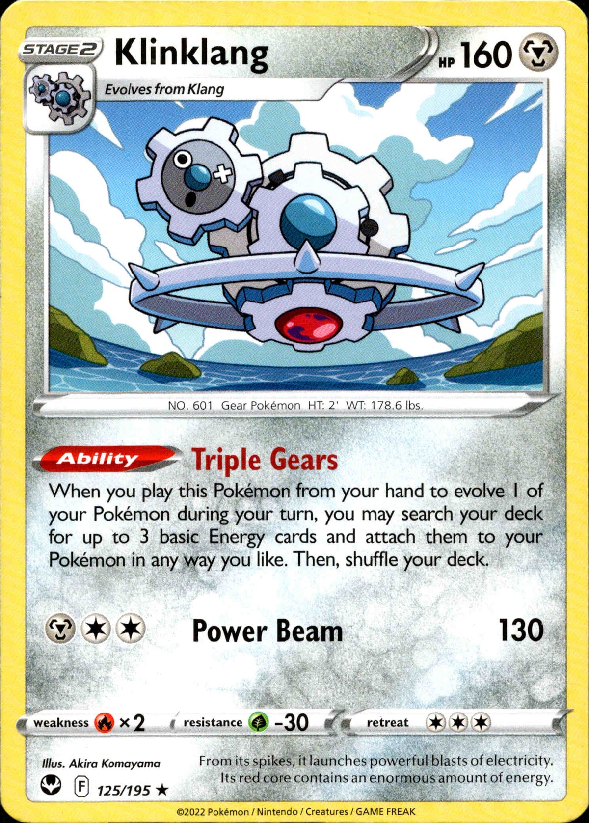 Klinklang - 125/195 - Silver Tempest - Card Cavern