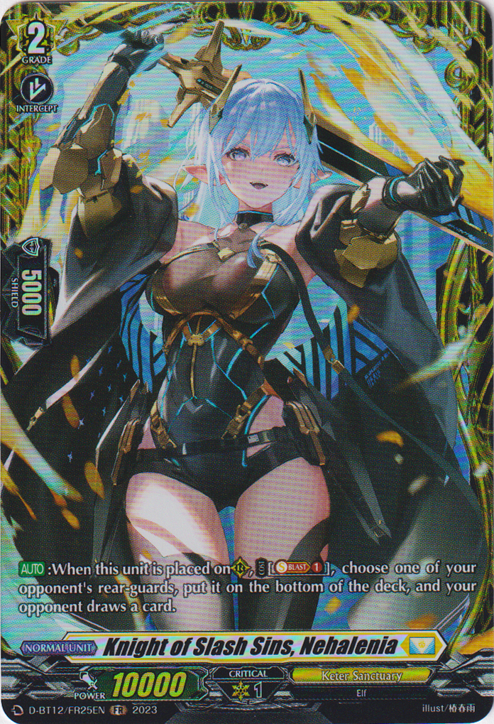 Knight of Slash Sins, Nehalenia - D-BT12/FR25EN - Evenfall Onslaught - Card Cavern