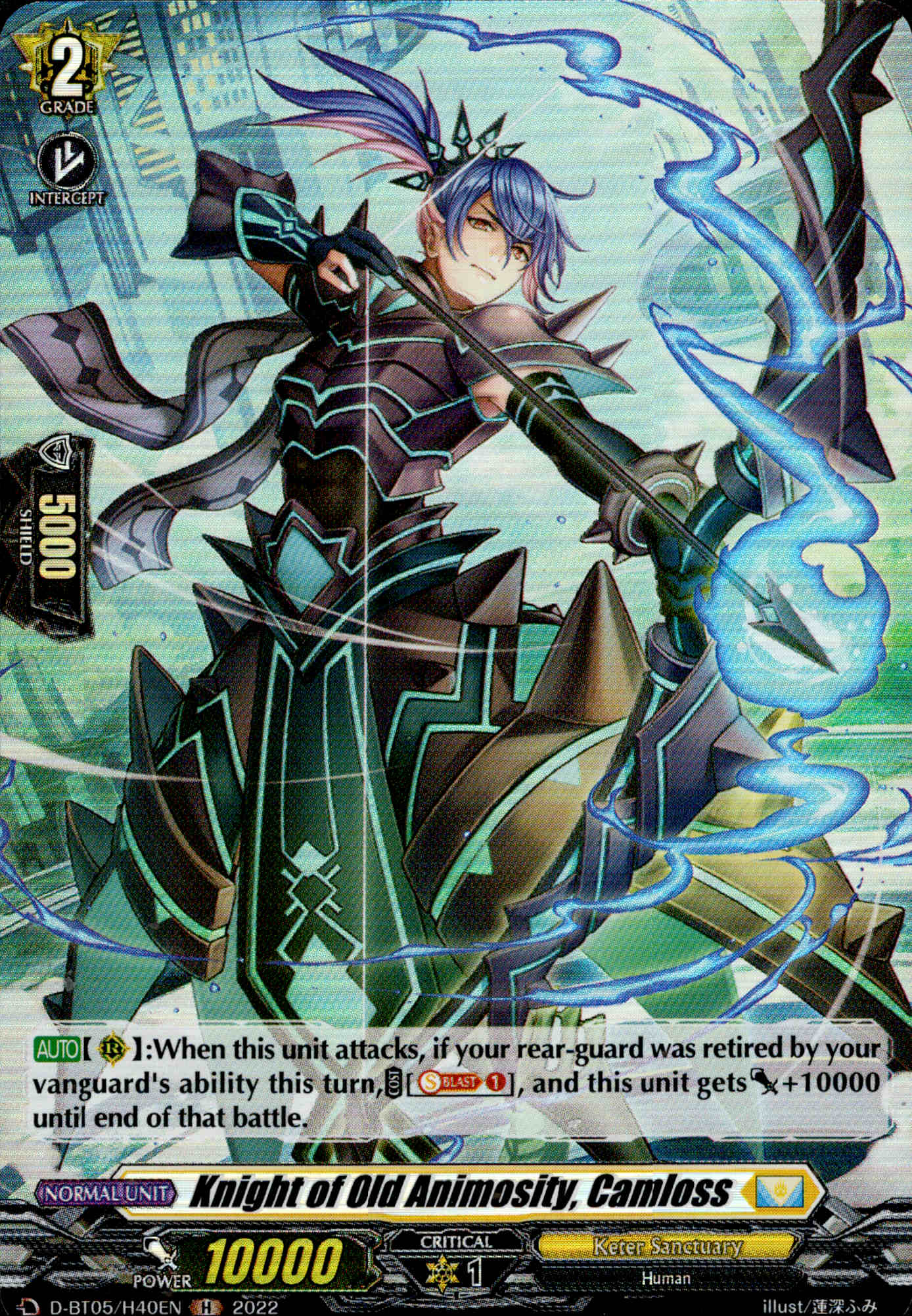 Knight of Old Animosity, Camloss - D-BT05/H40 - Triumphant Return of the Brave Heroes - Card Cavern