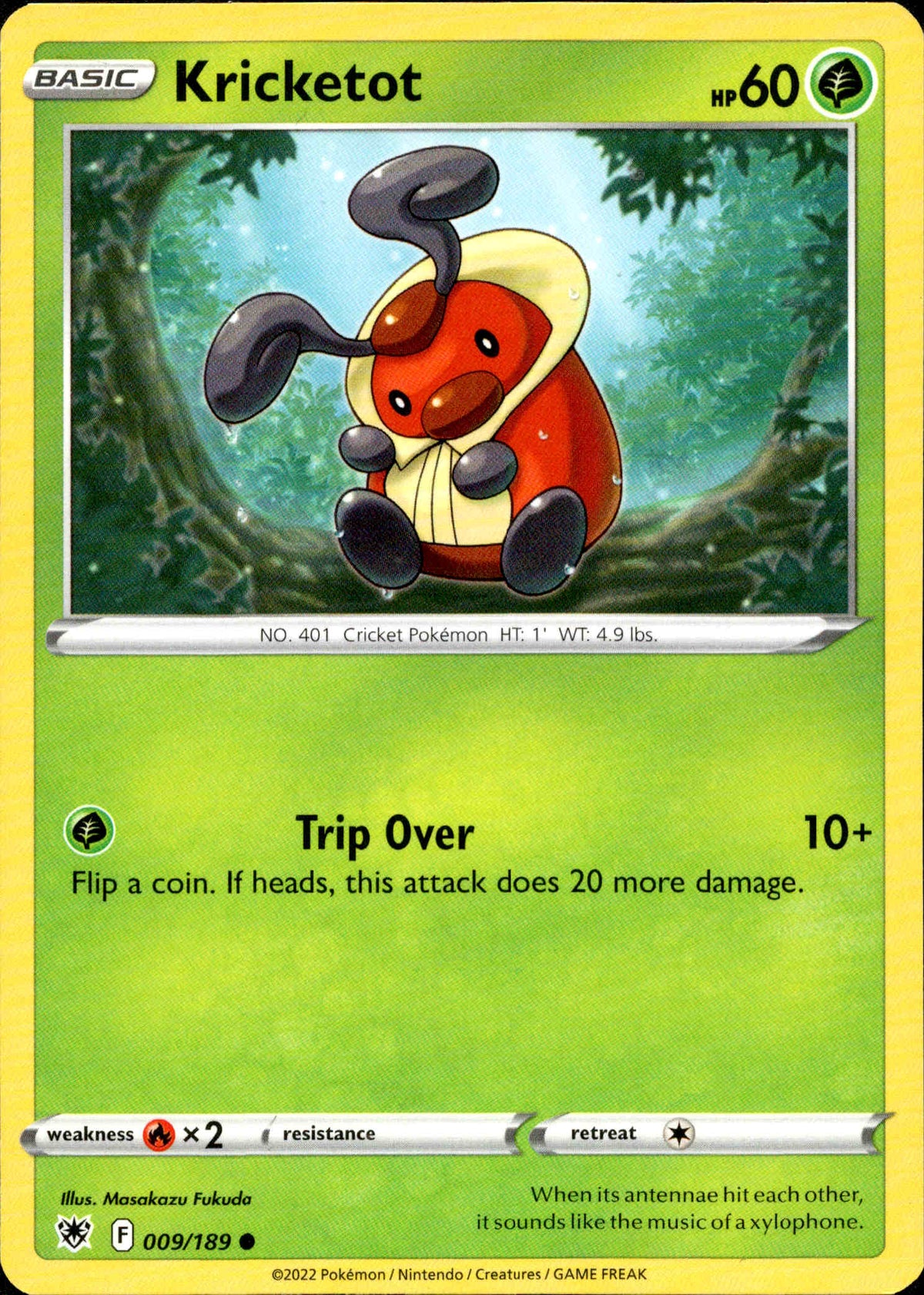 Kricketot - 009/189 - Astral Radiance - Card Cavern