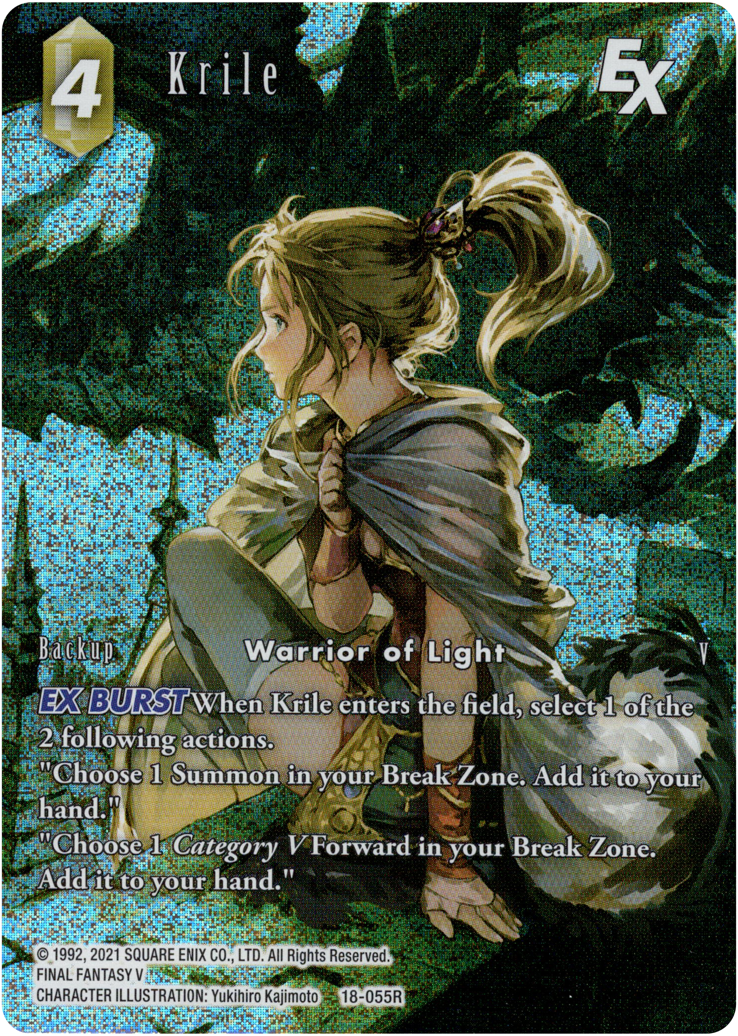 Krile EX Full Art - 18-055R - Resurgence of Power - Foil - Card Cavern