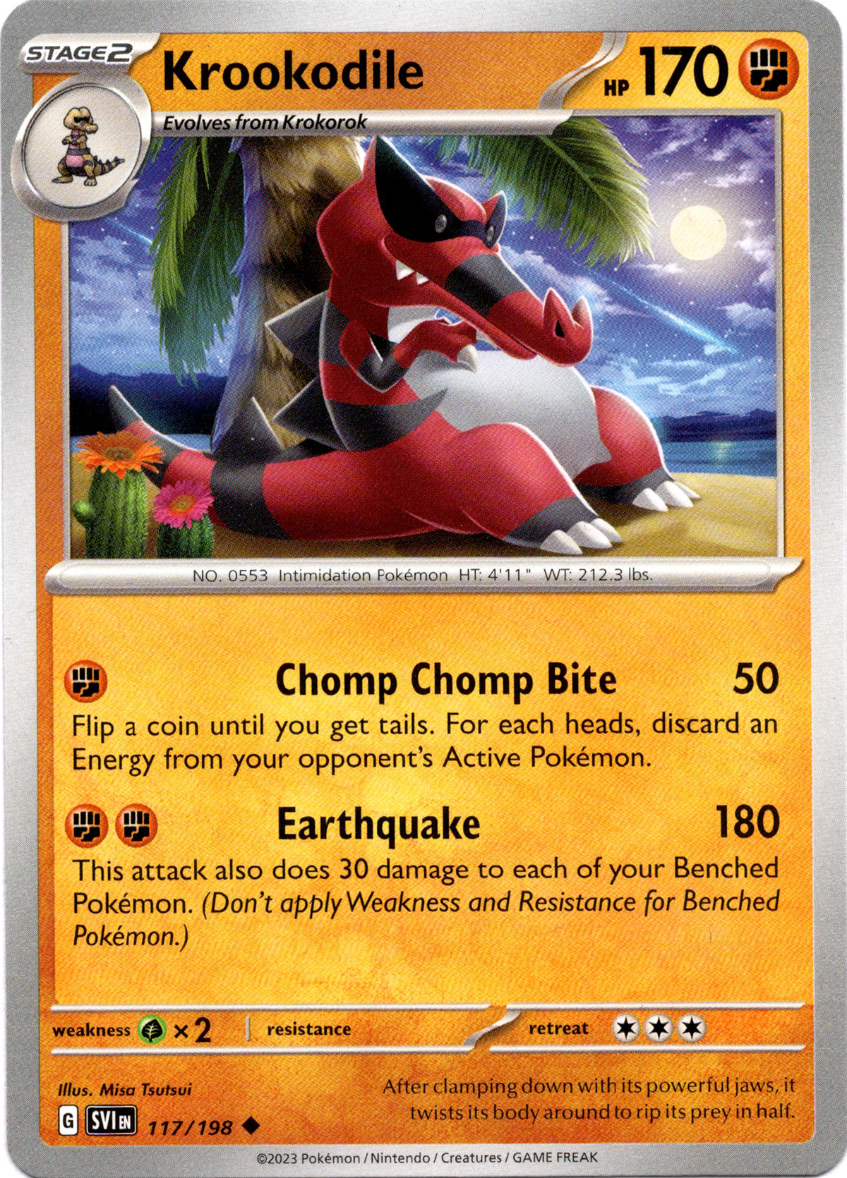 Krookodile - 117/198 - Scarlet & Violet - Card Cavern