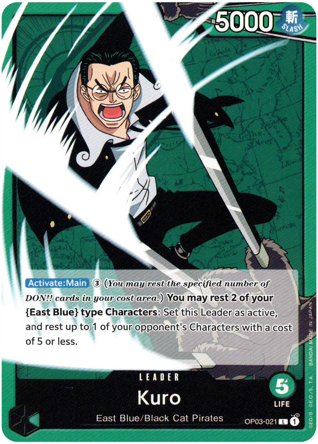 Kuro - OP03-021 L - Pillars of Strength – Card Cavern Trading