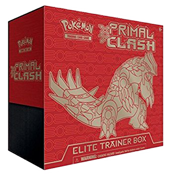 Primal Clash ETB - Primal Groudon - Sleeves and Deck Box - PTCGL Code - Card Cavern