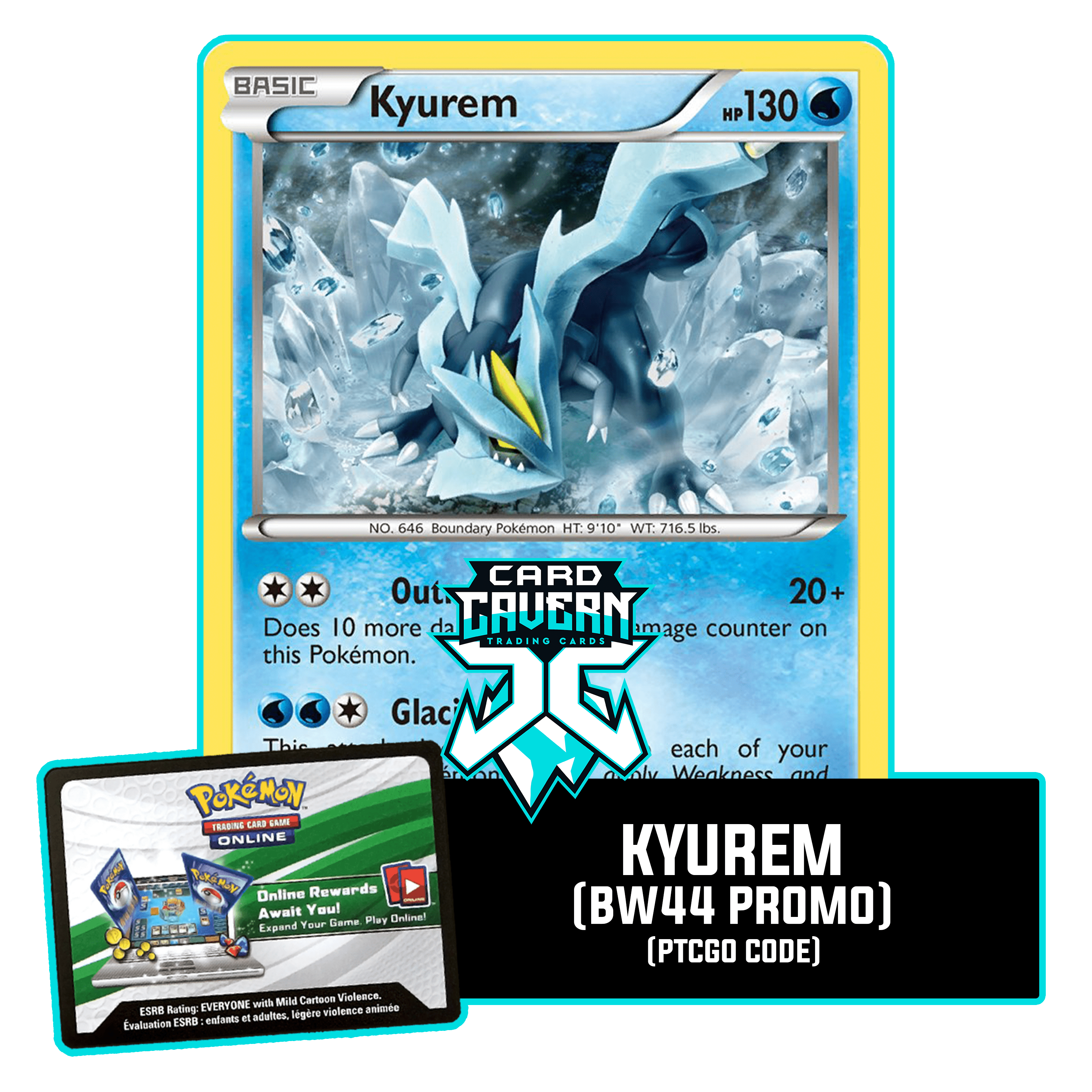 Kyurem BW44 PTCGO Code - Card Cavern