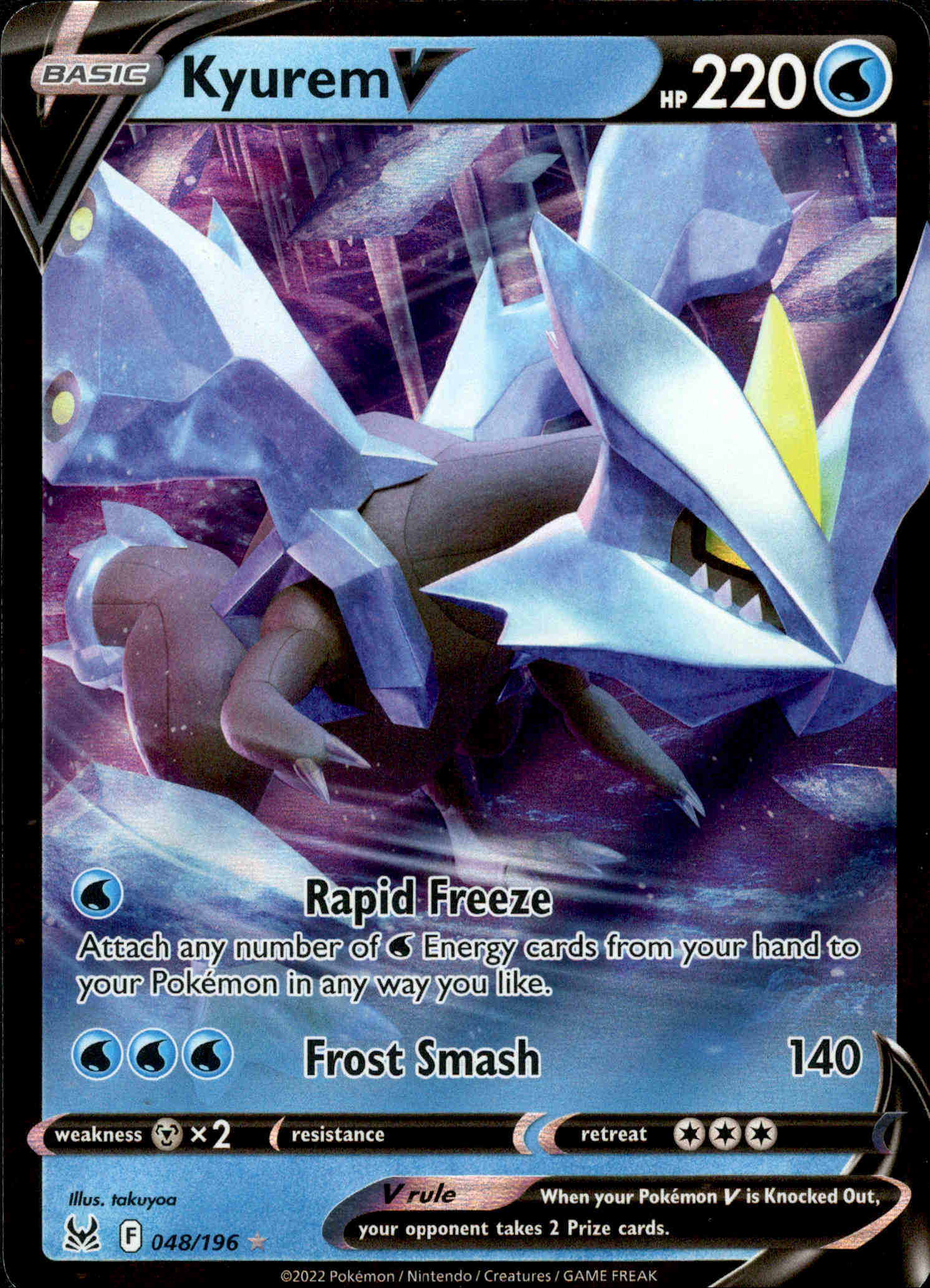 Kyurem V - 048/196 - Lost Origin - Holo - Card Cavern
